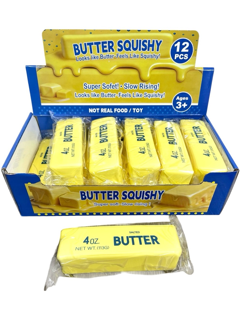 Butter Squishy Toy - Yellow Squishies
